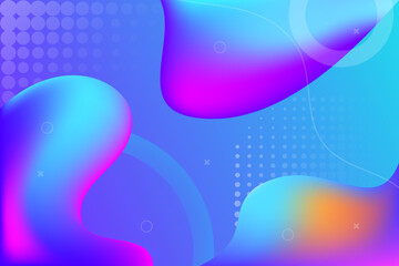 abstract background with circles and geometric gradient shape