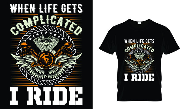 Motorcycle T shirt design...