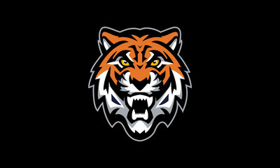 Tiger logo emblem vector design