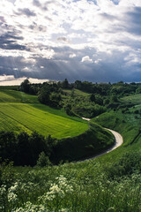 Obraz premium Ponidzie, grodzisko stradów