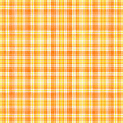 Tartan plaid pattern with texture and warm color.