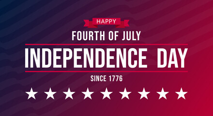 4th of July Independence Day banner background