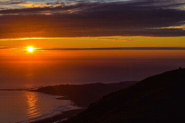 Sunset on Mount Tamalpais