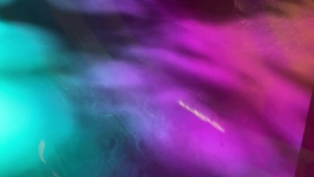 luminous abstract, background luminous synth wave vapor Laser lights hologram violet blue pink green background sci fi disco abstract synth retro technology futuristic stock footage video