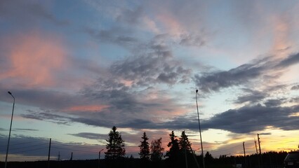 time lapse sunset