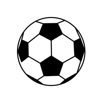 Fototapeta Piłka nożna - ikona