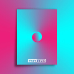Blue Pink Gradient texture design for posters, flyers, brochure covers, or other printing products. Vector illustration