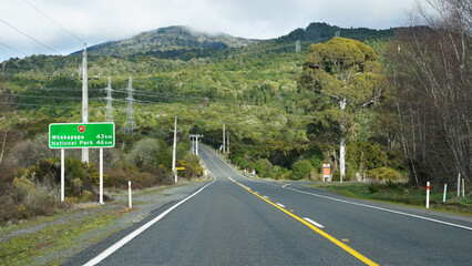 The Volcanic Loop Highway, a scenic byway through Tongariro National Park