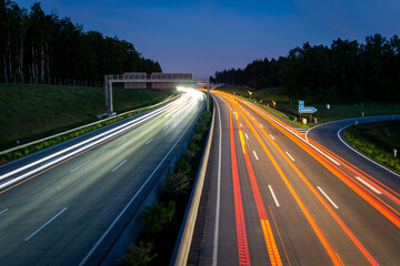 highway at night