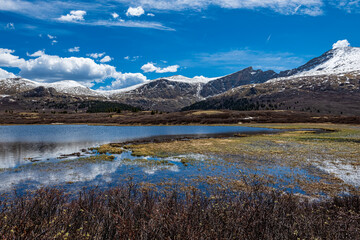 Lake min Front of Mt. Evans and Mt. Bierstadt