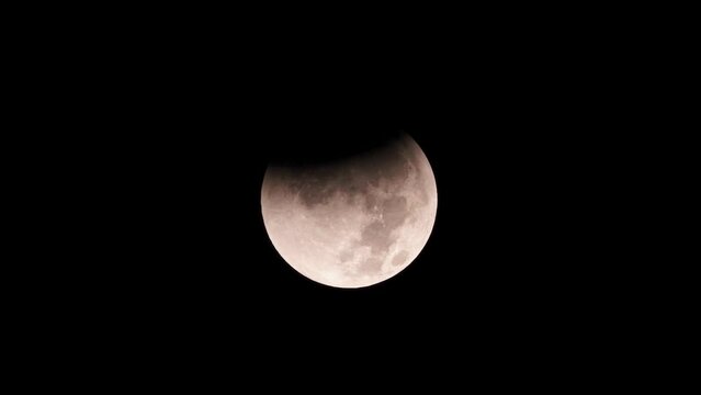 Blood Moon Lunar Eclipse timelapse - May 2022