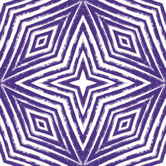 Mosaic seamless pattern. Purple symmetrical