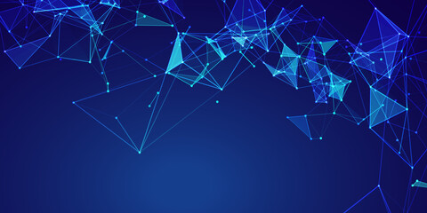 Abstract technology background. Big data concept.