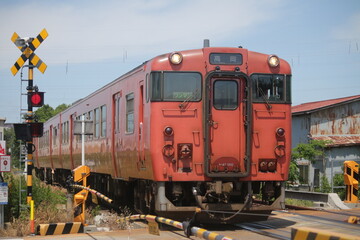 Obraz premium 氷見線のキハ40系列車