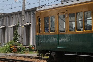 Obraz premium 富山地方鉄道の電車