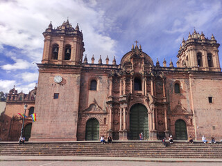 Fototapeta na wymiar saint cathedral in cusco