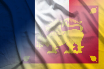 France and Sri Lanka government flag transborder negotiation LKA FRA