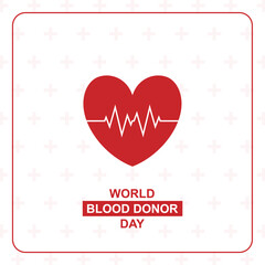 banner design for world blood donation day