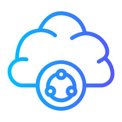 Flat Gradien gradient icon