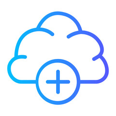 Obraz premium Flat Gradien gradient icon