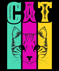 cat t-shirt design
Welcome to my Design,
I am a specialized t-shirt Designer.

Description : 
✔ 100% Copy Right Free
✔ Trending Follow T-shirt Design. 
✔ 300 dpi regulation Source file
✔ Easy to modif