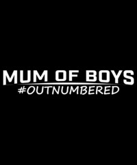 MUM OF BOYS OUTNUMBERED T-SHIRT DESIGN
Welcome to my Design,
I am a specialized t-shirt Designer.

Description : 
✔ 100% Copy Right Free
✔ Trending Follow T-shirt Design. 
✔ 300 dpi regulation Source 