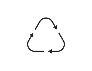 Vector illustration of Recycle symbol.