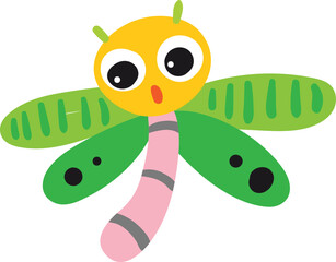 Dragonfly cartoon