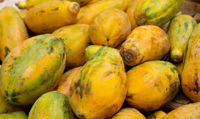 Carica papaya fresh - delicious fresh papaya