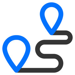 route icon illustration