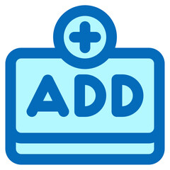 advertisement add icon illustration
