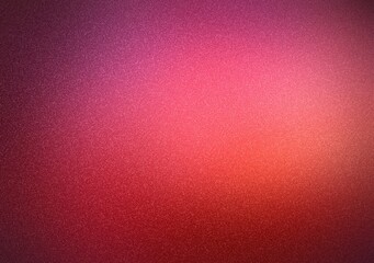 Crimson color sanded polished background. Diffused spotlight in centre textured empty wall surface.