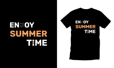 Summer typography t-shirt design vector 