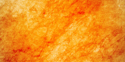 Abstract orange Panorama stone wall grunge concrete texture details and seamless wall, grunge style backgrounds. Colorful gold concrete wall abstract , rough texture patterns for background.