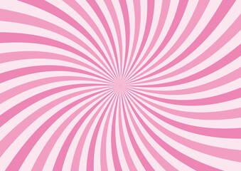 集中線　旋回　渦　ピンク　背景