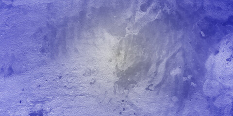 Blue concrete stone crackts grunge wall cement background, horizontal blank concrete wall.