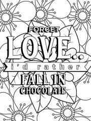 Life is good. Quote coloring page. Affirmation coloring. Vector illustration.