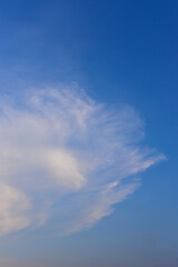 Nice clouds with blue sky background