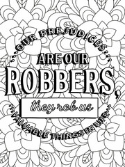 Life is good. Quote coloring page. Affirmation coloring. Vector illustration.