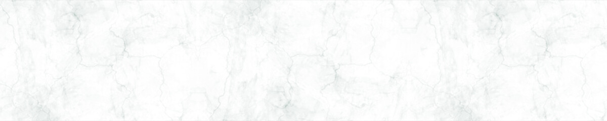 White panoramic marble stone texture background for design