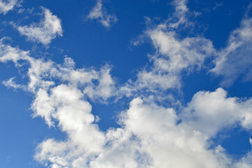 blue sky with clouds