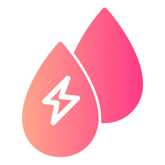 water energy gradient icon
