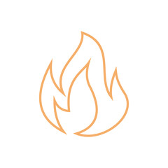 Fire Flame Icon Vector illustration