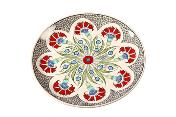 Handmade, authentic gift porcelain plate