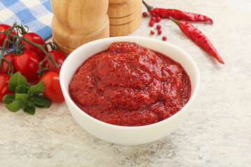 Natural organic pure tomato pasta