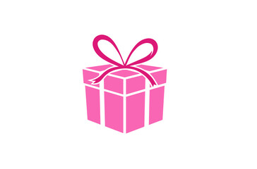 Gift Box logo Vector Symbol Design Illustration