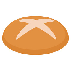 カンパーニュのイラスト（ベクター）です。