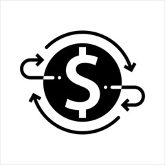 Money Back Dollar Icon M_2206001