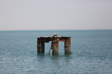 pier in the sea
