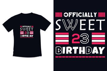 Birthday t-shirt design templates